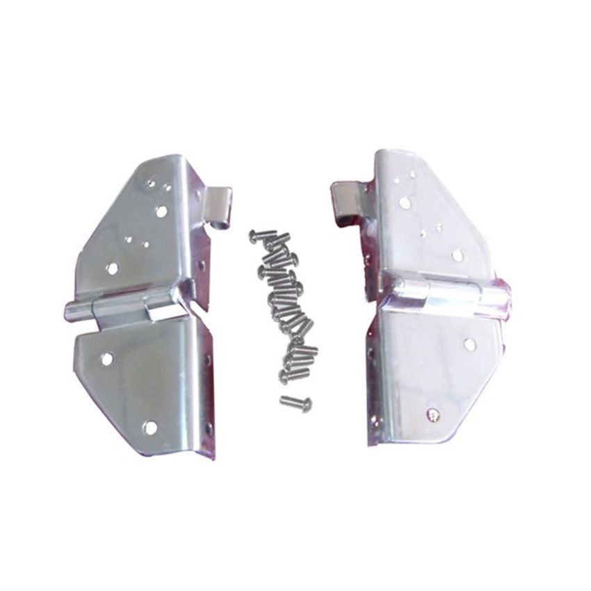 Rugged Ridge 76-95 Jeep CJ / Jeep Wrangler Stainless Steel Windshield Hinges