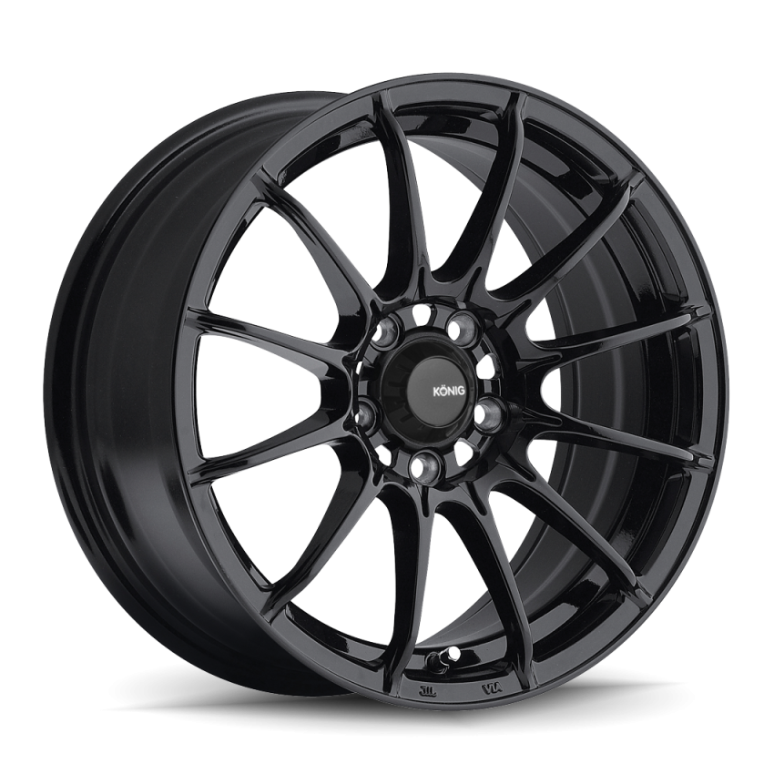 Konig Dial In 15x9 4x100 ET35 Gloss Black