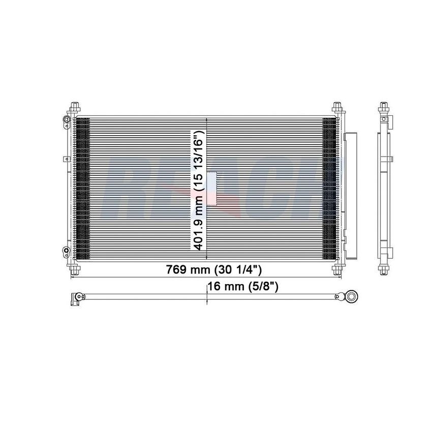 Reach International 31-3246 A/C Condenser