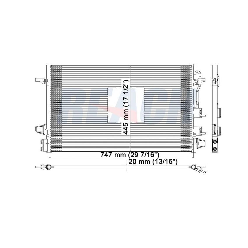 Reach International 31-3320 A/C Condenser