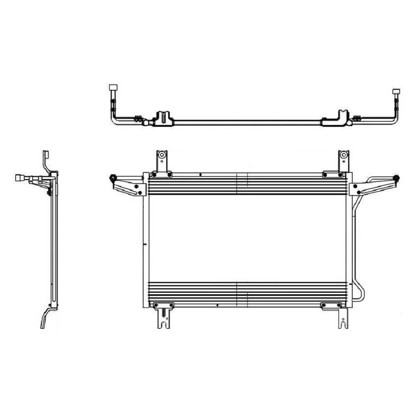 Reach International 31-4531 A/C Condenser