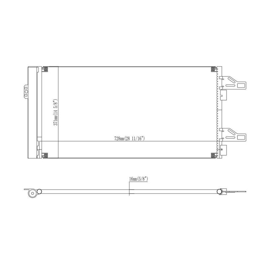 Reach International 31-4614 A/C Condenser