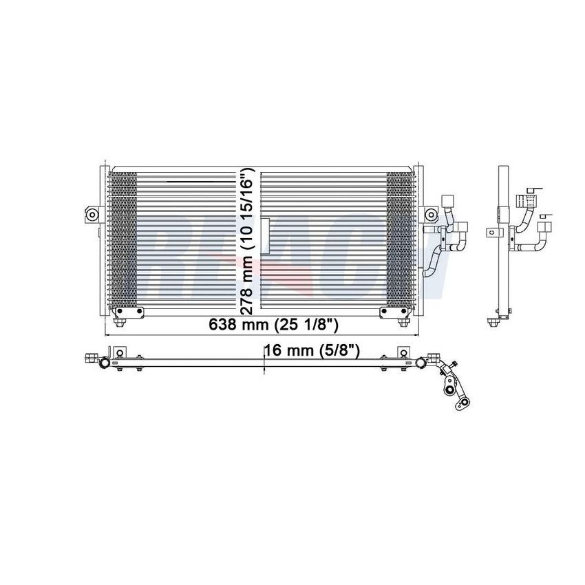 Reach International 31-4837 A/C Condenser