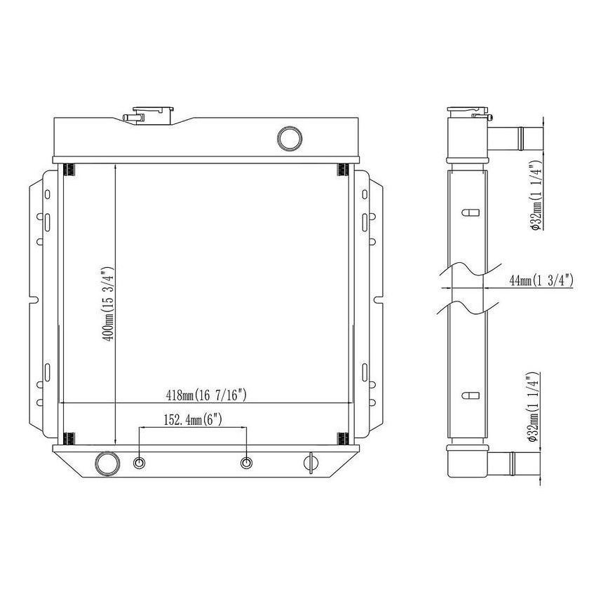 Reach International 41-1463 Radiator