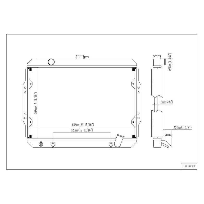 Reach International 41-188 Radiator