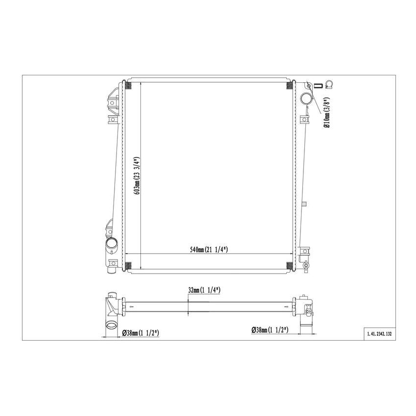 Reach International 41-2342 Radiator