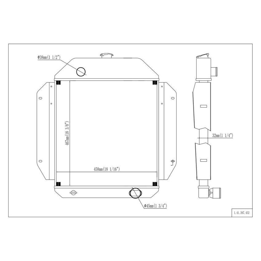 Reach International 41-397 Radiator