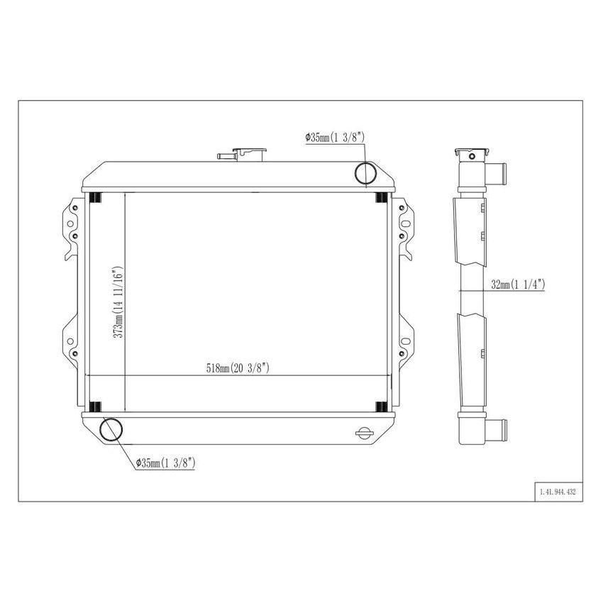 Reach International 41-944 Radiator