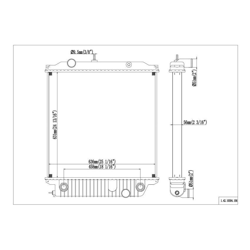 Reach International 42-10304 Radiator