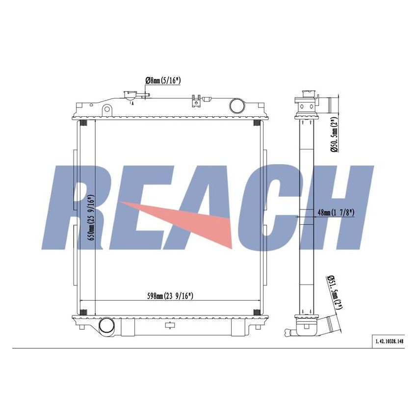 Reach International 42-10328 Radiator