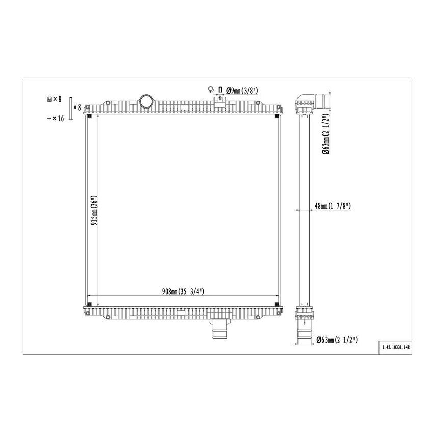 Reach International 42-10331 Radiator