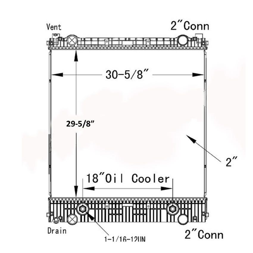 Reach International 42-10349 Radiator