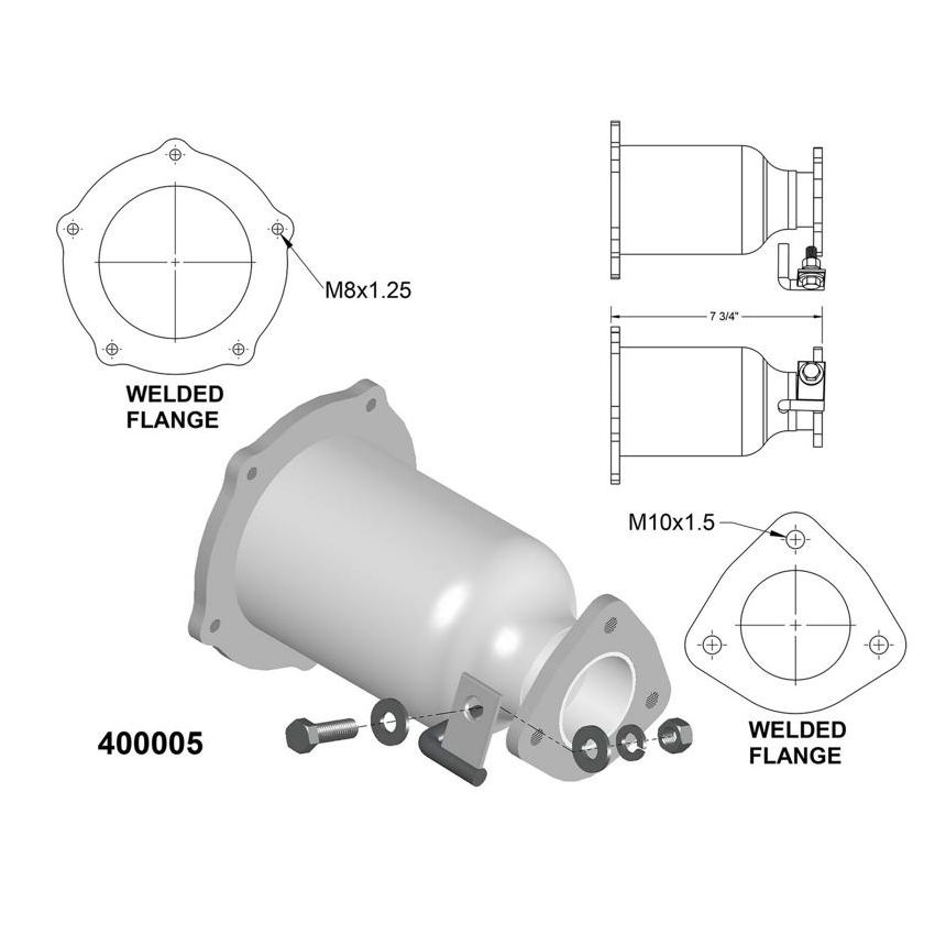 OEM Industries 400005 Catalytic Converter