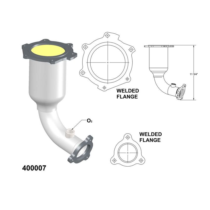 OEM Industries 400007 Catalytic Converter