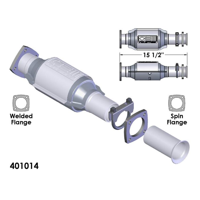 OEM Industries 401014 Catalytic Converter