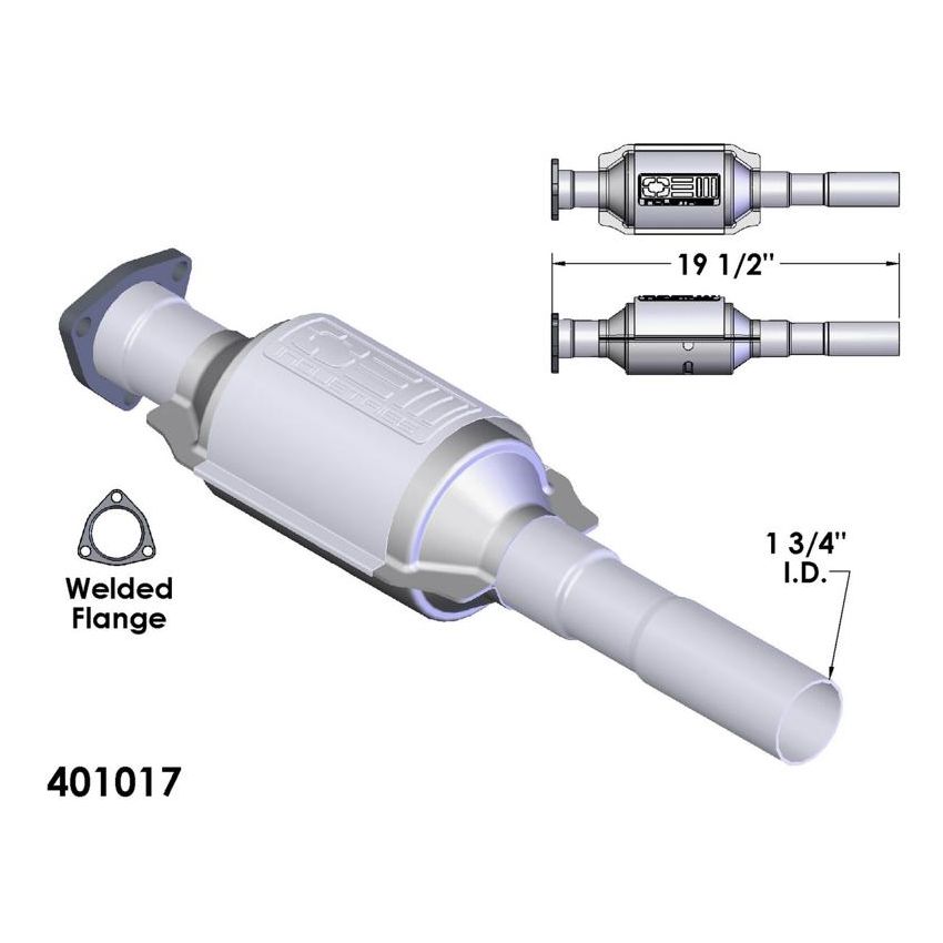 OEM Industries 401017 Catalytic Converter