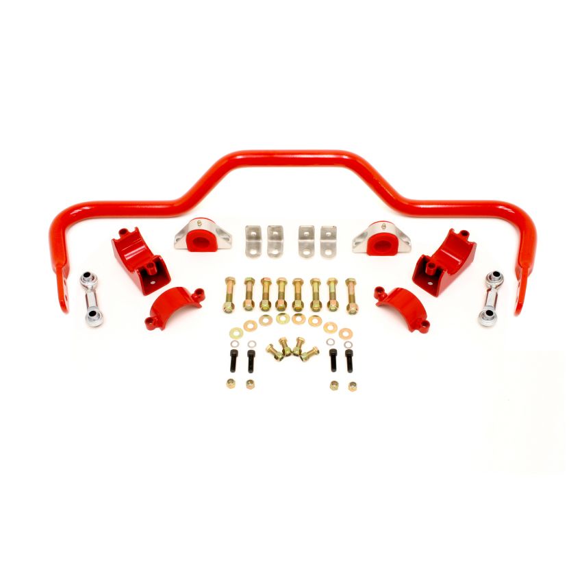 BMR 78-87 G-Body w/ 3in Axles Rear Solid 1.375in Xtreme Anti-Roll Bar Kit - Red