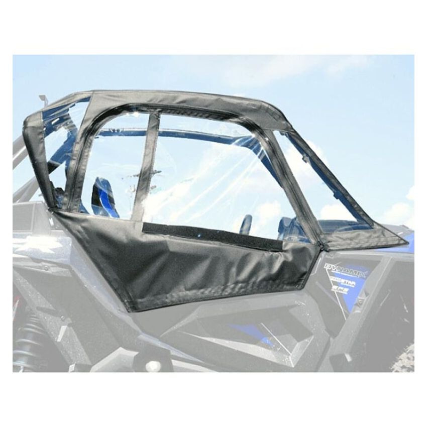 Seizmik 51-21002 18-21 Polaris RZR Turbo S Soft Doors w/ Zippers Kit