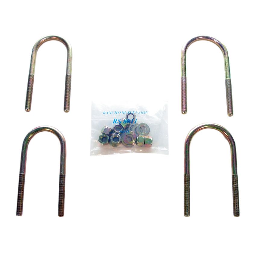 Rancho RS720 Leaf Spring Axle U-Bolt Kit