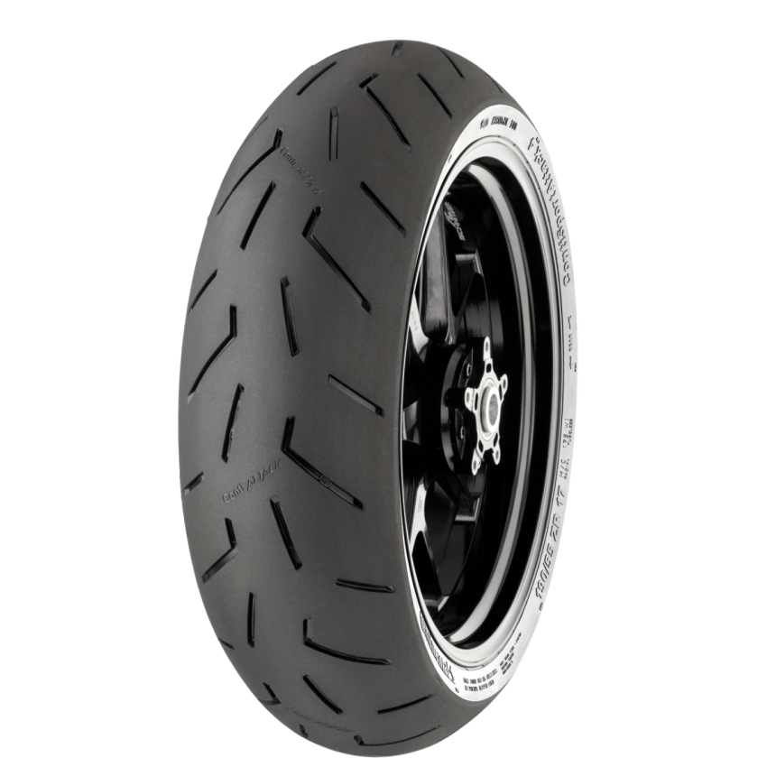 Continental Tire 02446000000 Continental ContiSportAttack 4 - 190/55 ZR 17 M/C (75W) TL Rear