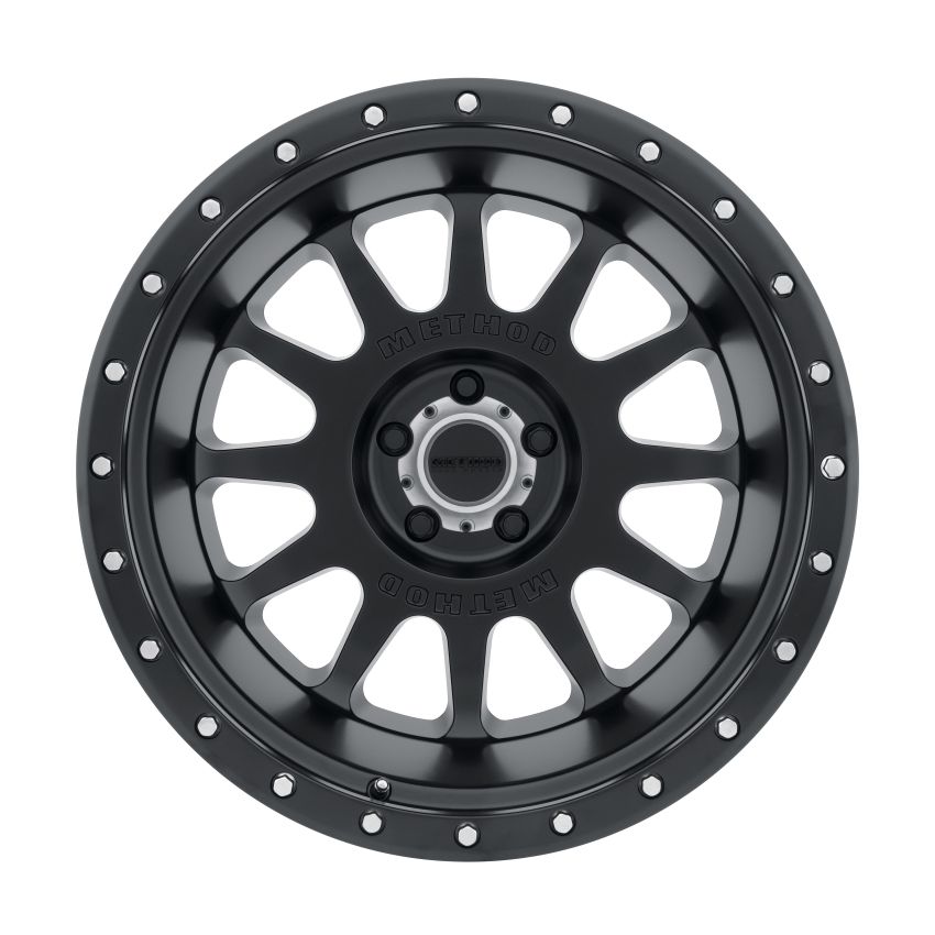 Method Wheels MR60521055524N Method MR605 NV 20x10 -24mm Offset 5x5.5 108mm CB Matte Black Wheel