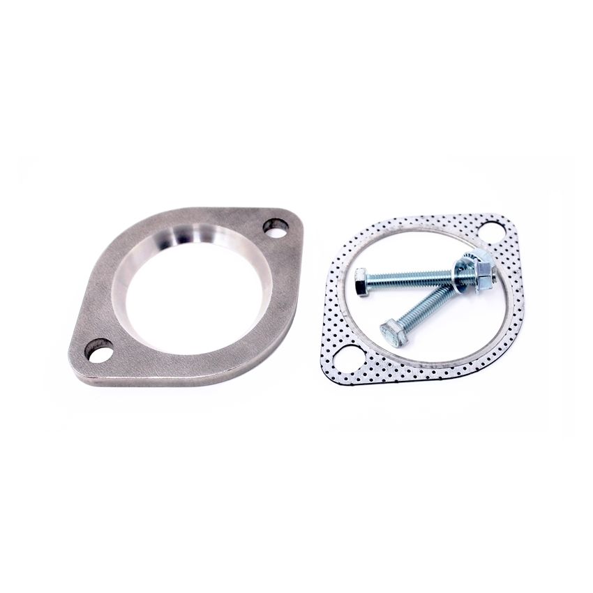 Torque Solution Subaru Stock Downpipe to 3in Aftermarket 3in Catback Exhaust Adapter