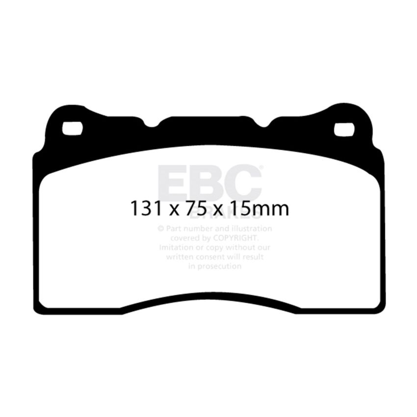 EBC 04-08 Acura TL 3.2 (Manual)(Brembo) Ultimax2 Front Brake Pads