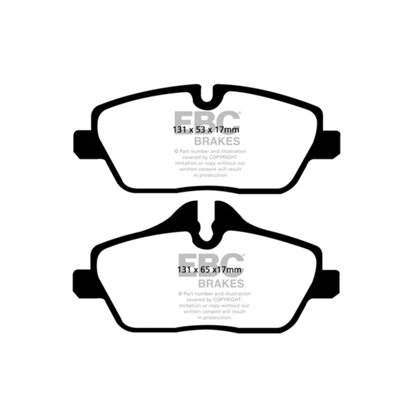 EBC UD1308 14+ BMW i3 Electric Ultimax2 Front Brake Pads