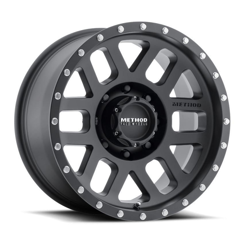 Method Wheels MR30689080512N Method MR306 Mesh 18x9 -12mm Offset 8x6.5 130.81mm CB Matte Black Wheel