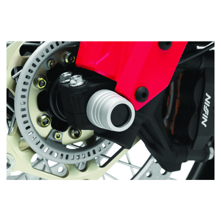 Kuryakyn 3826 Front Axle Slide CRF1000L/Adventure Silver