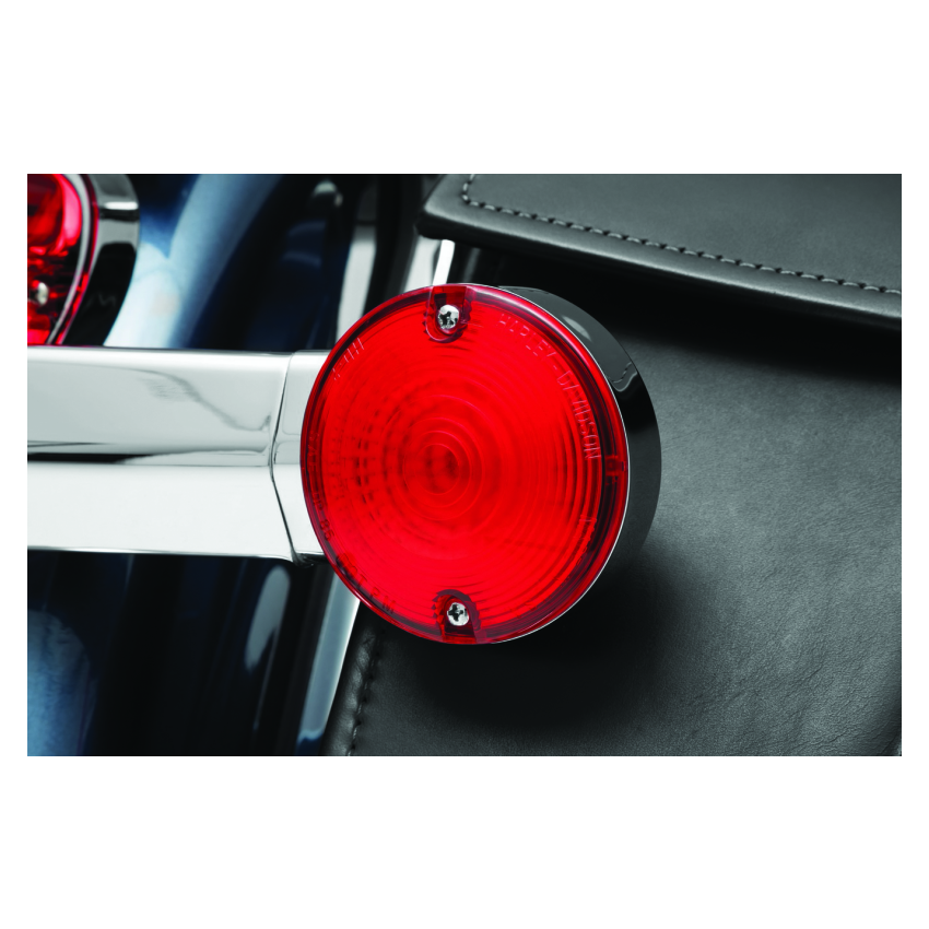 Kuryakyn 2940 Luminez L.E.D Rear Turn Signal Insert 1156 Red Flat Style
