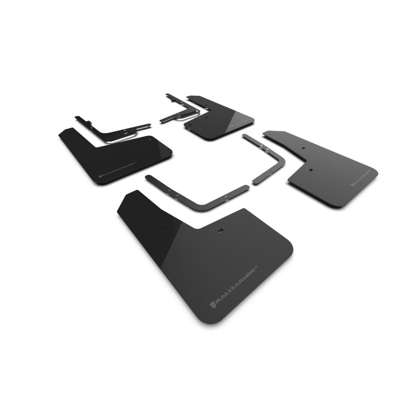 Rally Armor MF73-UR-BLK-DGRY Black Mud Flap/Dark Grey Logo