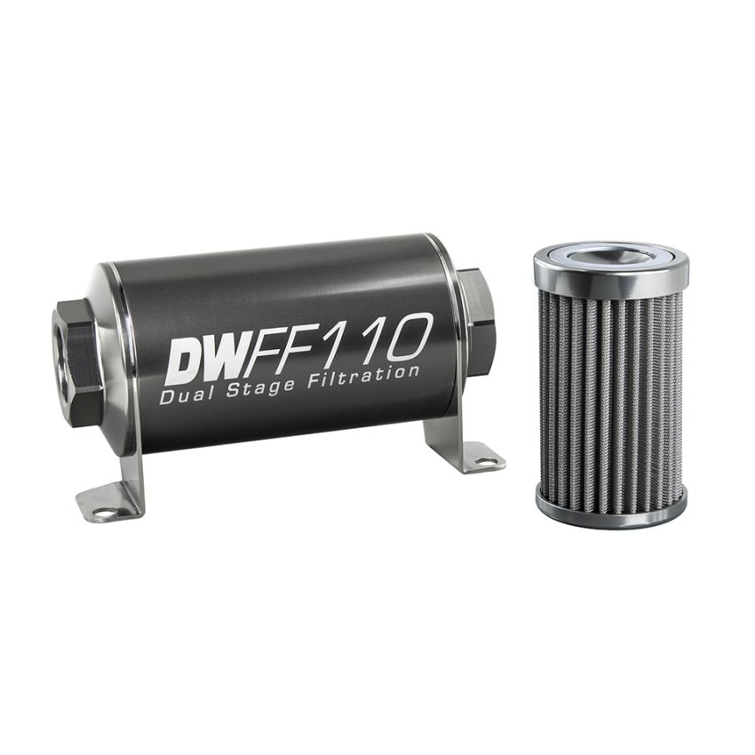 Fuel Filter 8an Female ORB Ports 110mm Length