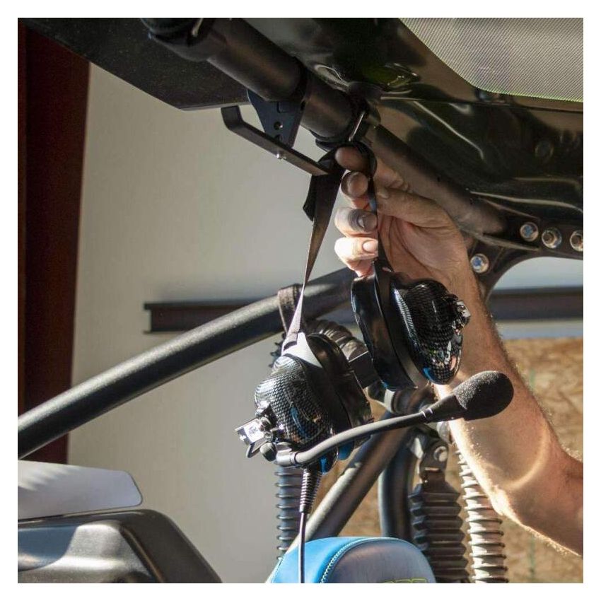 Rugged Radios HH-1.5 Dual Headset Hanger with Bar Mount 1.50 Inches Tube Diameter