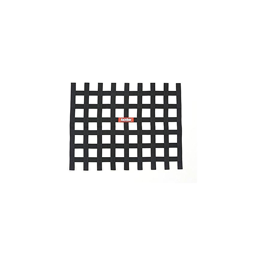 RACEQUIP RQP721005 Ribbon Window Net Black Non-SFI