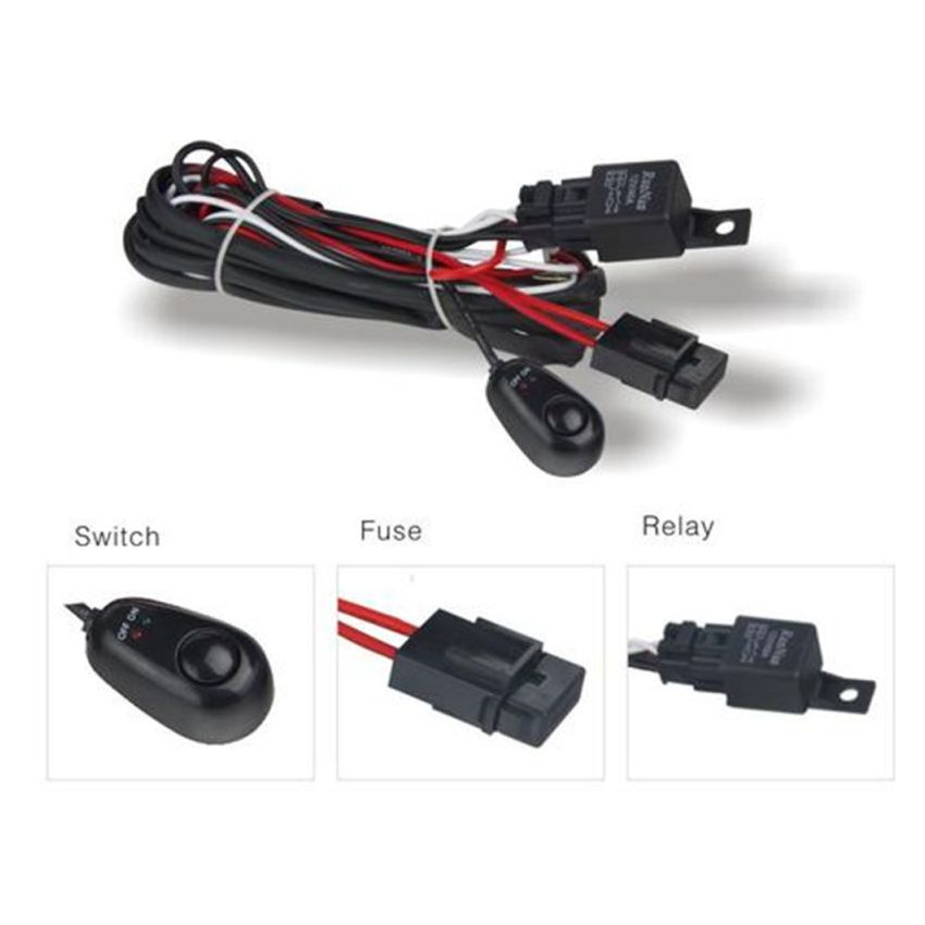 DV8 Offroad Wiring Harness w/ Relay & Switch