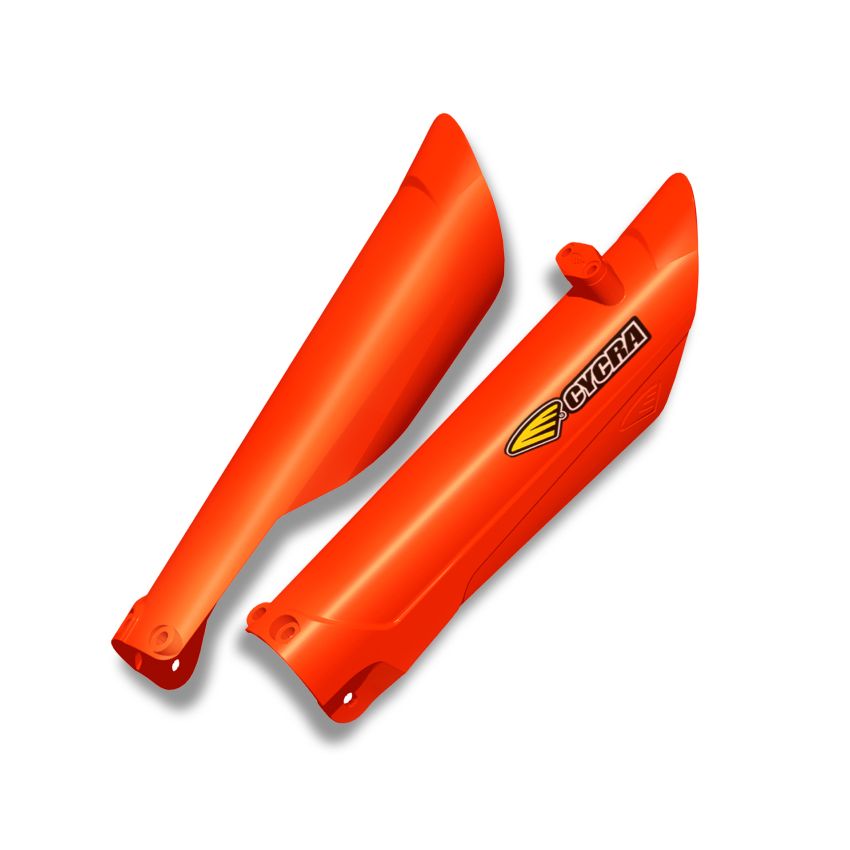 Cycra 1CYC-6905-23 15-22 KTM SX/SXF/XC/XCF 16-22 XCW/EXC Fork Guards - 2016 Orange