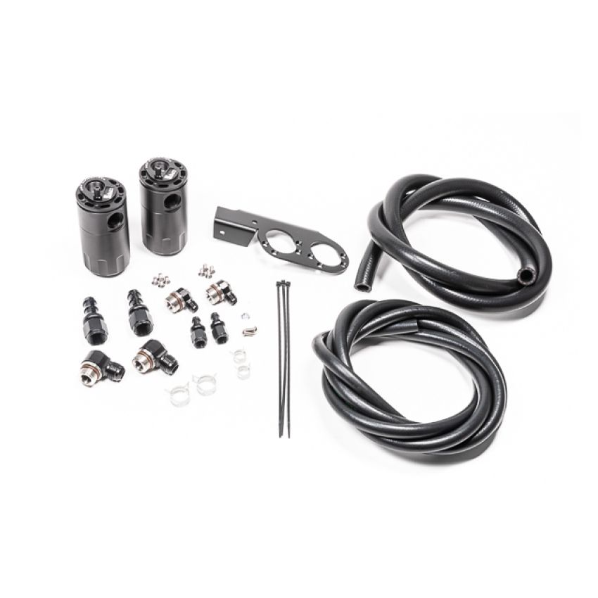 Radium Engineering Dual Catch Can Kit Nissan Z33 V35 VQ35DE/HR Fluid Lock