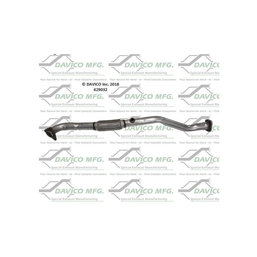 Davico Mfg 429032 Prebent exhaust pipe