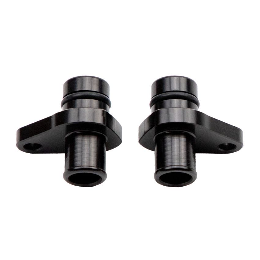 Wehrli 04.5-2010 Duramax LLY/LBZ/LMM Crankcase Vent (PCV) Fitting Kit Billet Black Anodized