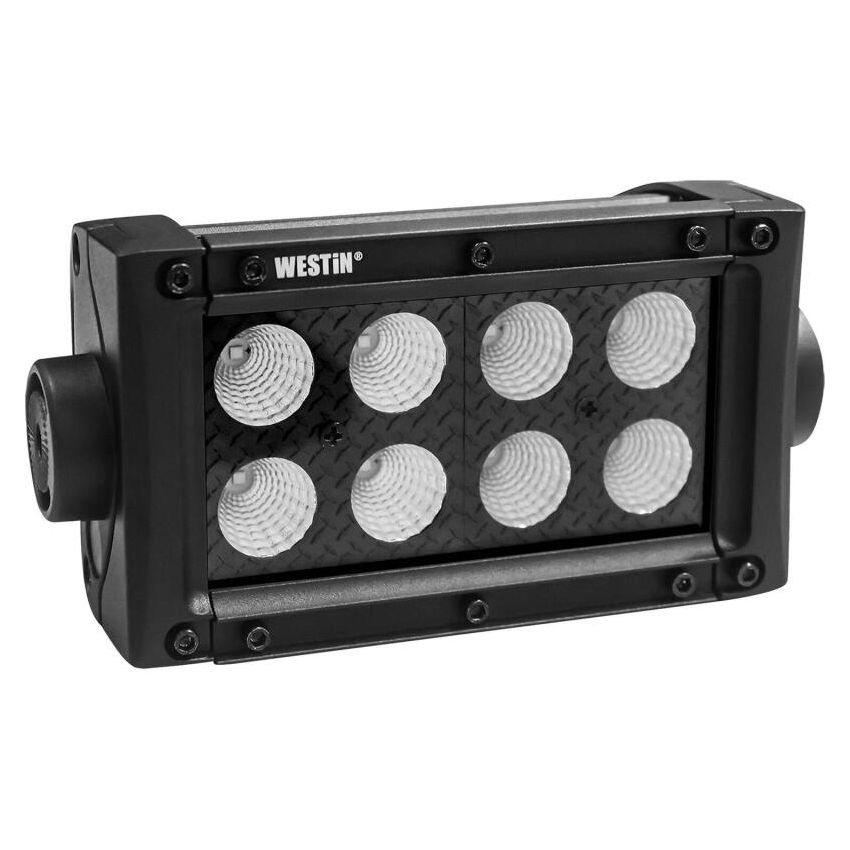 Westin B-FORCE LED Light Bar Double Row 4 inch Flood w/3W Cree - Black