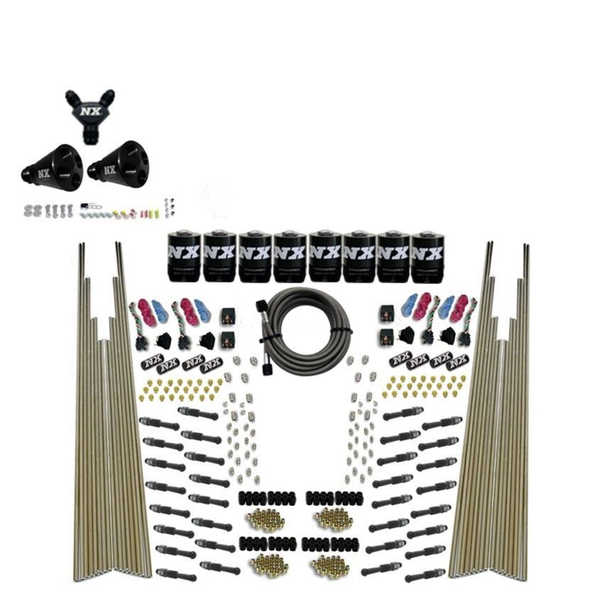 Nitrous Express 93306-00 8 CYL DRY DIRECT PORT, FOUR STAGE, 8 SOLENOIDS, WITHOUT BOTTLE (200-600HP)