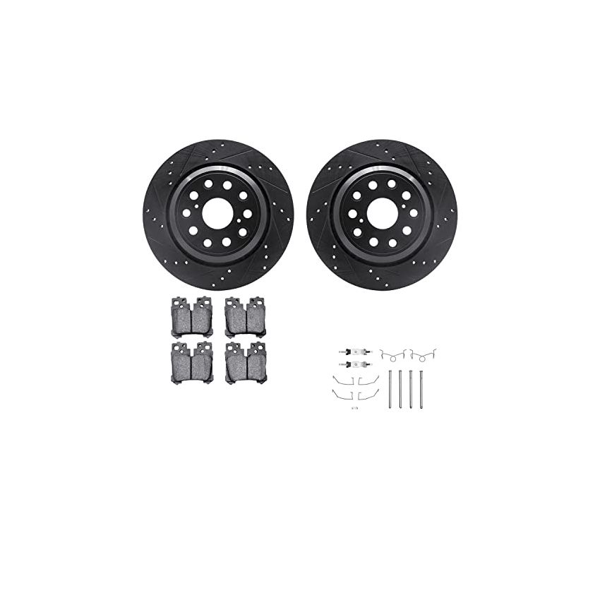 Dynamic Friction 8612-75002 Rotor Kit