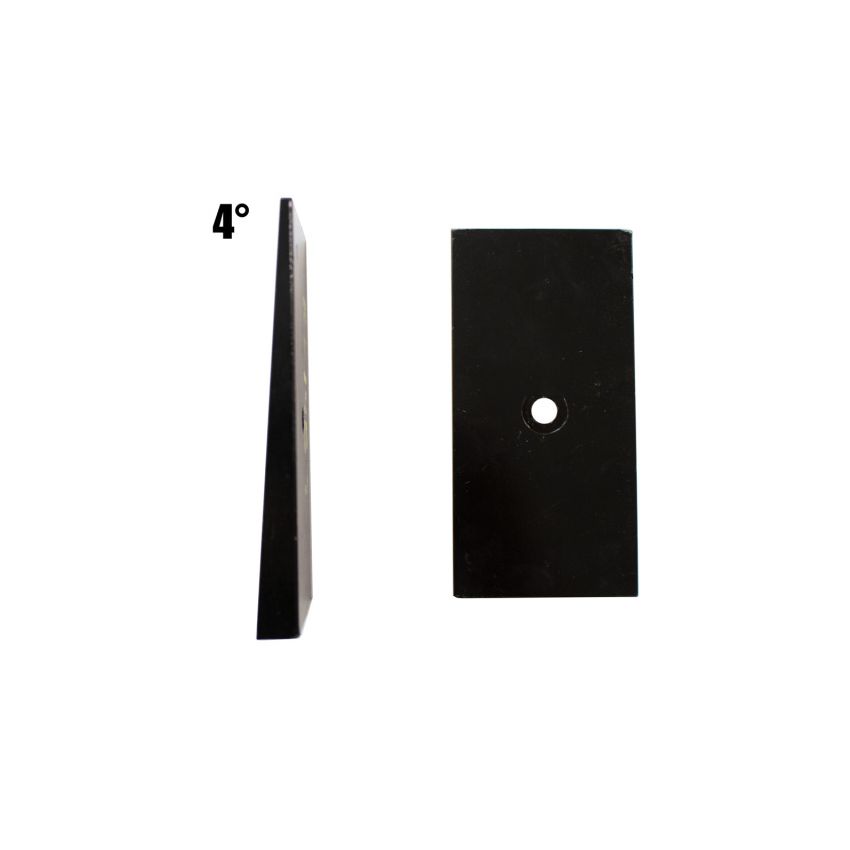 Fishbone Offroad FB27370 Universal 4in Leaf Spring Shim - Black