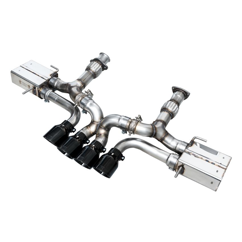 AWE Tuning 3025-43906 AWE 2023 C8 Corvette Z06 SwitchPath Cat-Back Exhaust - Diamond Black Tips