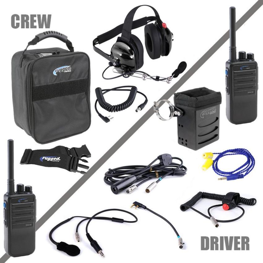 Rugged Radios IMSA-RDH-U NASCAR and IMSA Racing Comm System IMSA / RDH16 / Black