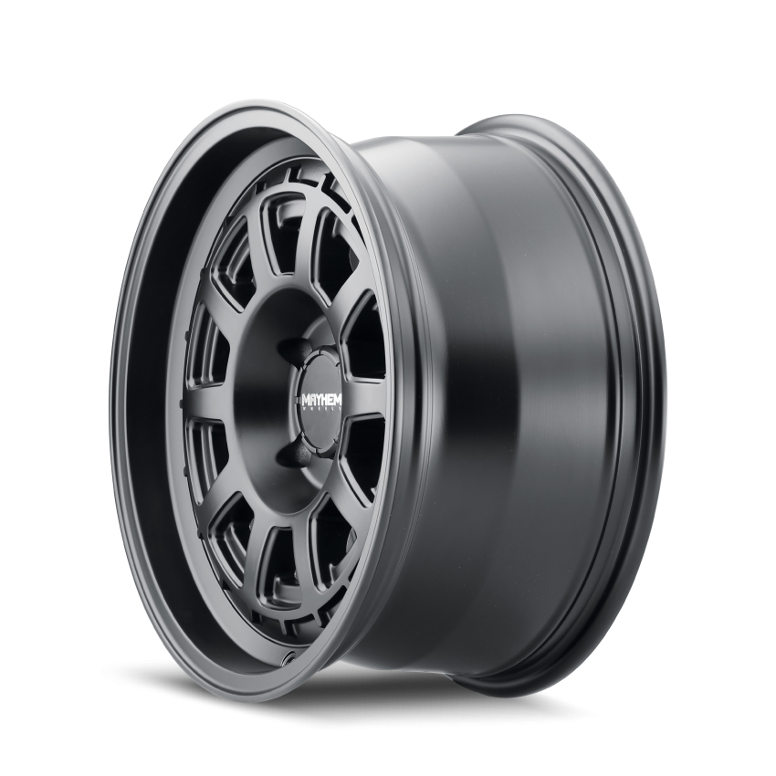 Mayhem 8303 Voyager 17x8.5 / 6x139.7 BP / 0mm Offset / 106mm Hub Matte Black Wheel