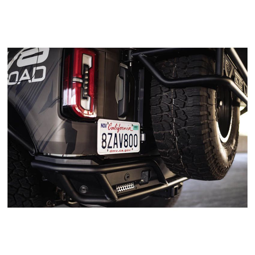 DV8 Offroad 21-23 Ford Bronco Rear License Plate Relocation Bracket