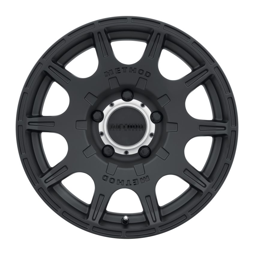 Method Wheels MR30878550500 Method MR308 Roost 17x8.5 0mm Offset 5x5 71.5mm CB Matte Black Wheel
