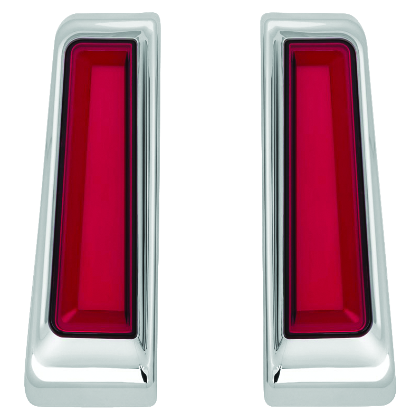 Kuryakyn 2900 Tracer L.E.D. Inserts For Saddlebag Supports Chrome